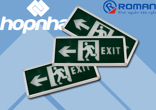 Đèn LED EXIT Roman 2001L:, Đèn LED EXIT Roman 2001L (1 mặt và 2 mặt)