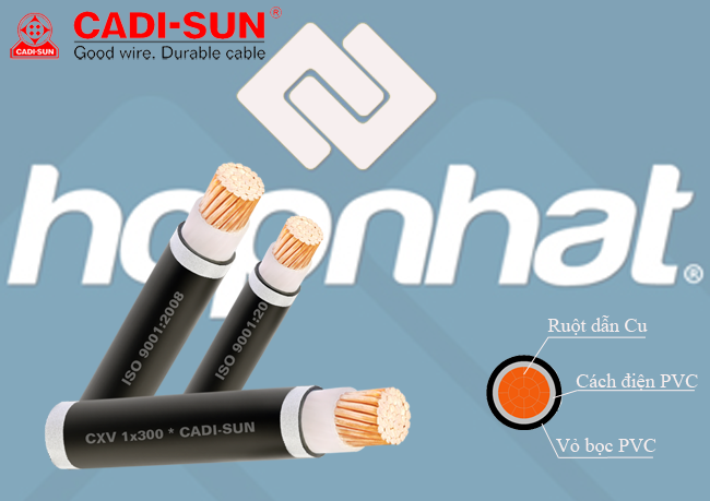 Cáp đồng đơn cách điện XLPE PVC 1x35, Cáp đồng đơn bọc cách điện 1x35