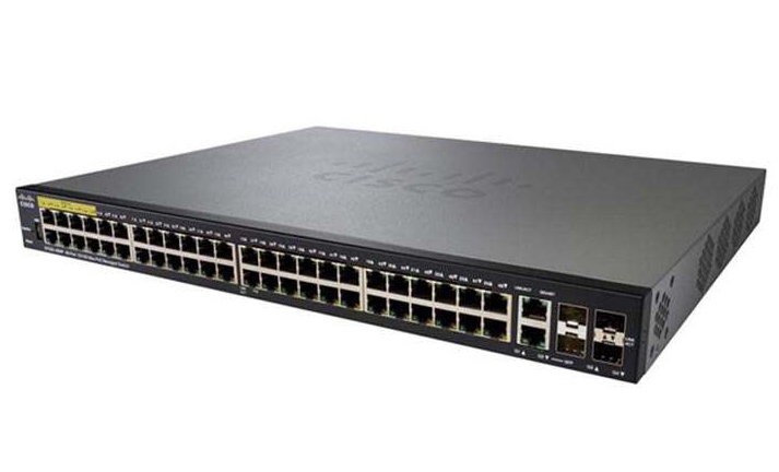 Cisco SF350-48P-K9-EU, Cisco SF350-48P-K9-EU - Switch Cisco SF350-48P 48-port 10/100 POE Managed Switch