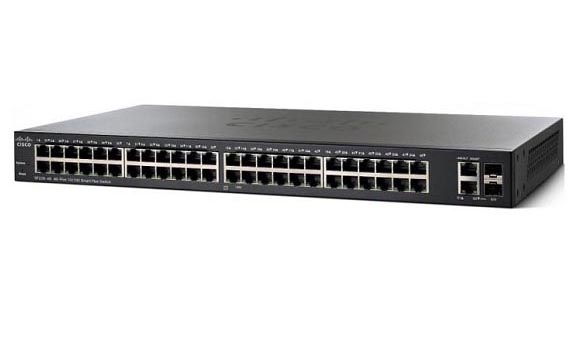 Cisco SG220-50P-K9-EU, Cisco SG220-50P-K9-EU - Switch Cisco SG220-50P 50-Port Gigabit PoE Smart Switch