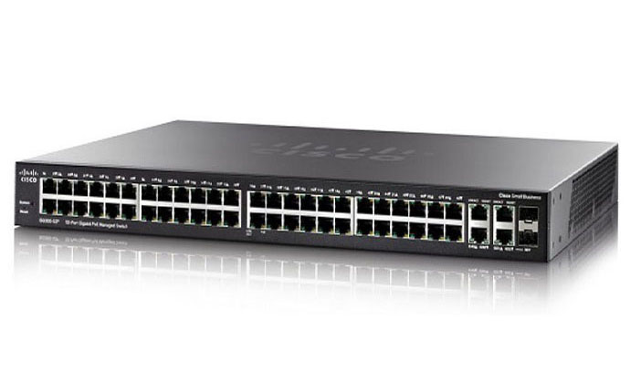 Cisco SG350-52P-K9-EU, Cisco SG350-52P-K9-EU - Switch Cisco SG350-52P 52-port Gigabit PoE Managed Switch
