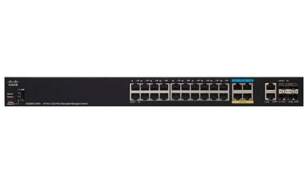 Cisco SG350X-24PD-K9-EU, Cisco SG350X-24PD-K9-EU - Switch Cisco SG350X-24PD 24-Port 2.5G PoE Stackable Managed Switch