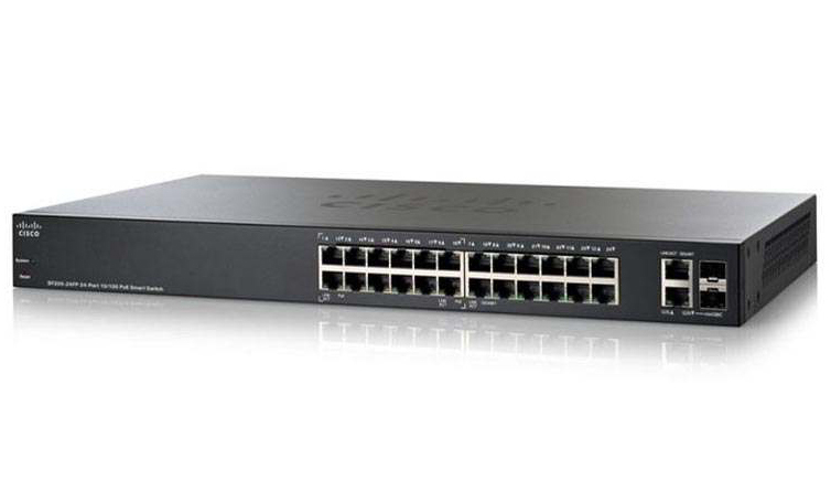 Cisco SF220-24-K9-EU, Cisco SF220-24-K9-EU - Switch Cisco SF220-24 24-Port 10/100 Smart Switch