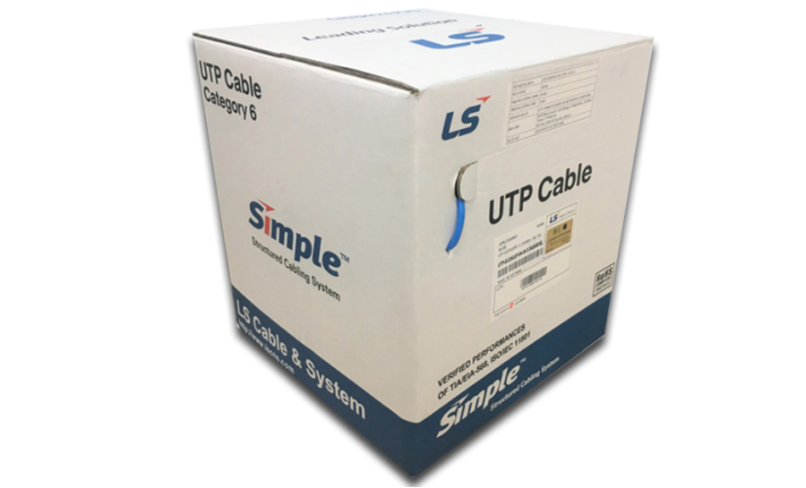 Cáp mạng cat6 UTP LS, Cáp mạng cat6 UTP LS chính hãng